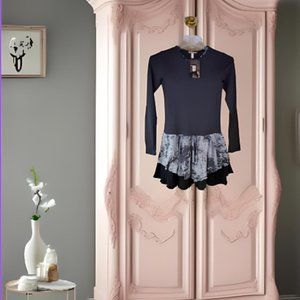 Rare Find: New "NWT" JONAH LOVE Girl's Sz12 Gray Knit Dress